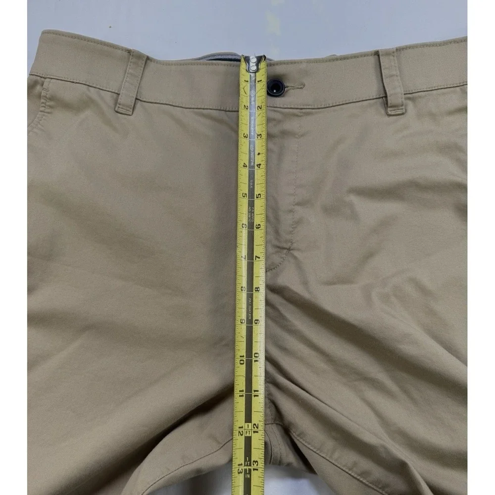 Nike Golf Dri-Fit Stretch Mens 34x30 Khaki Tan Flat Front Pants